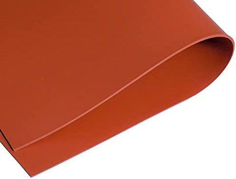Red Smooth Rubber Sheet 80 Duro